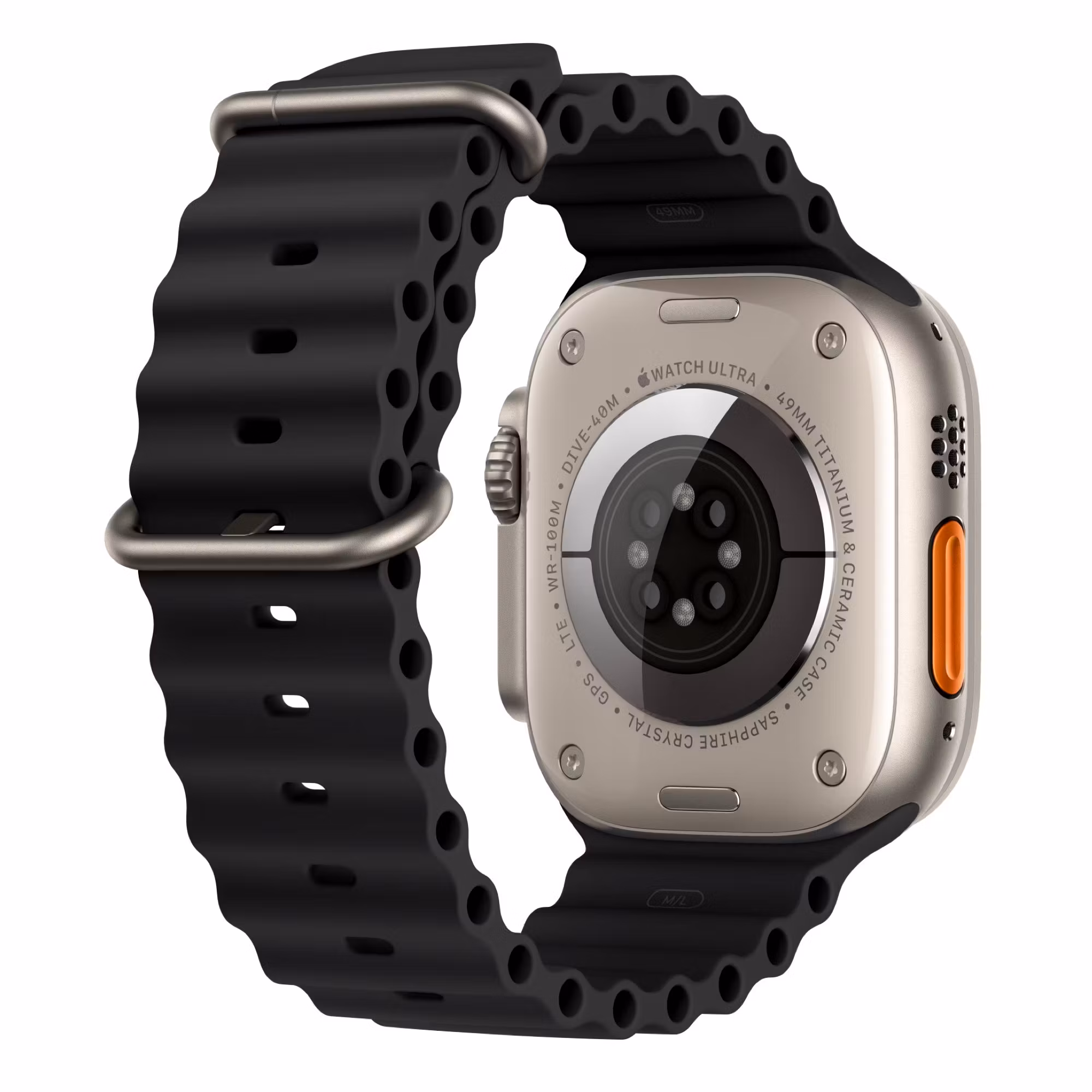 Black - Ocean Band • Apple Watch Armband