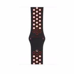 Black / Red - Sport Band • Apple Watch Armband