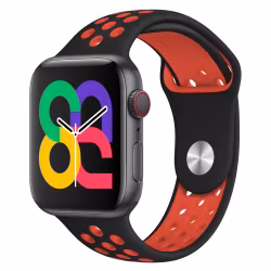 Black / Red - Sport Band • Apple Watch Armband