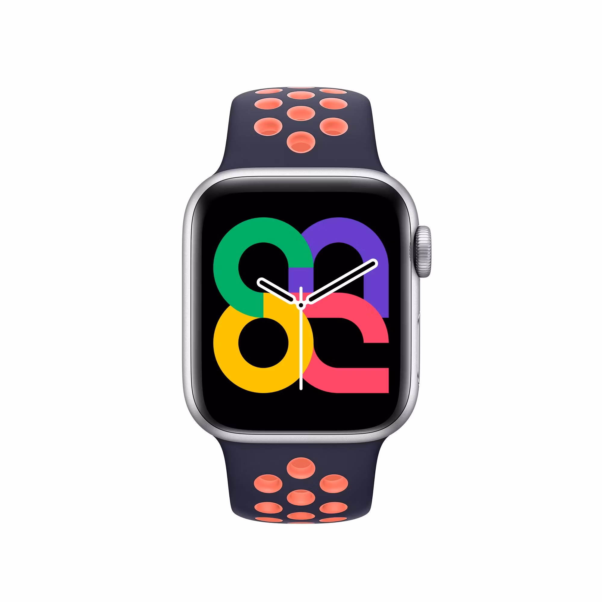 Blue Black / Bright Mango - Sport Band • Apple Watch Armband