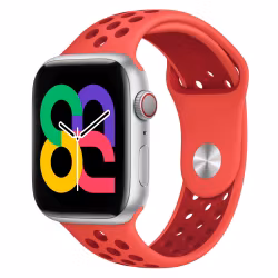 Bright Crimson / Gym Red - Sport Band • Apple Watch Armband