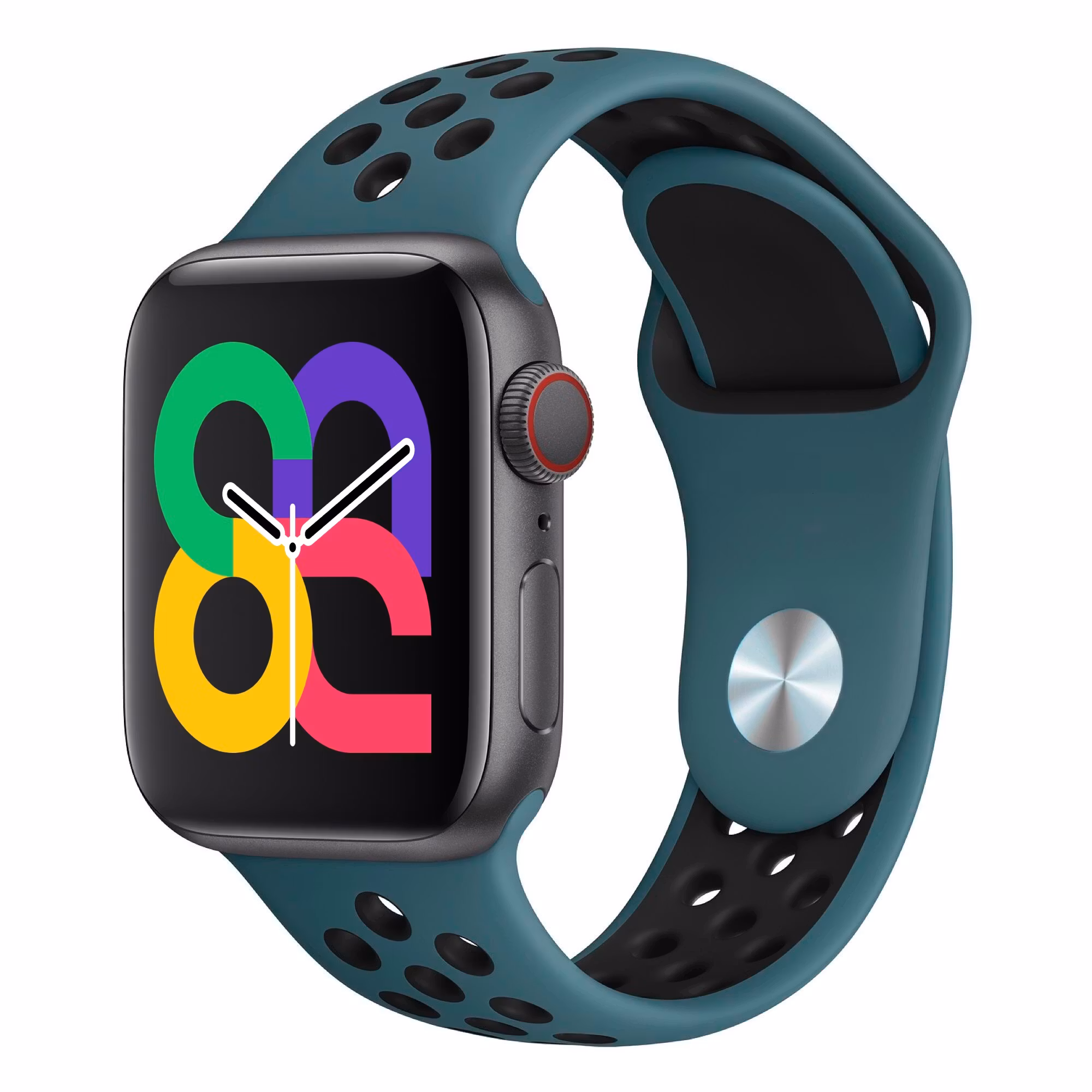 Celestial Teal / Black - Sport Band • Apple Watch Armband