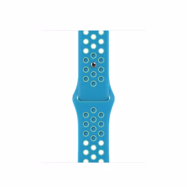 Chlorine Blue / Green Glow - Sport Band • Apple Watch Armband