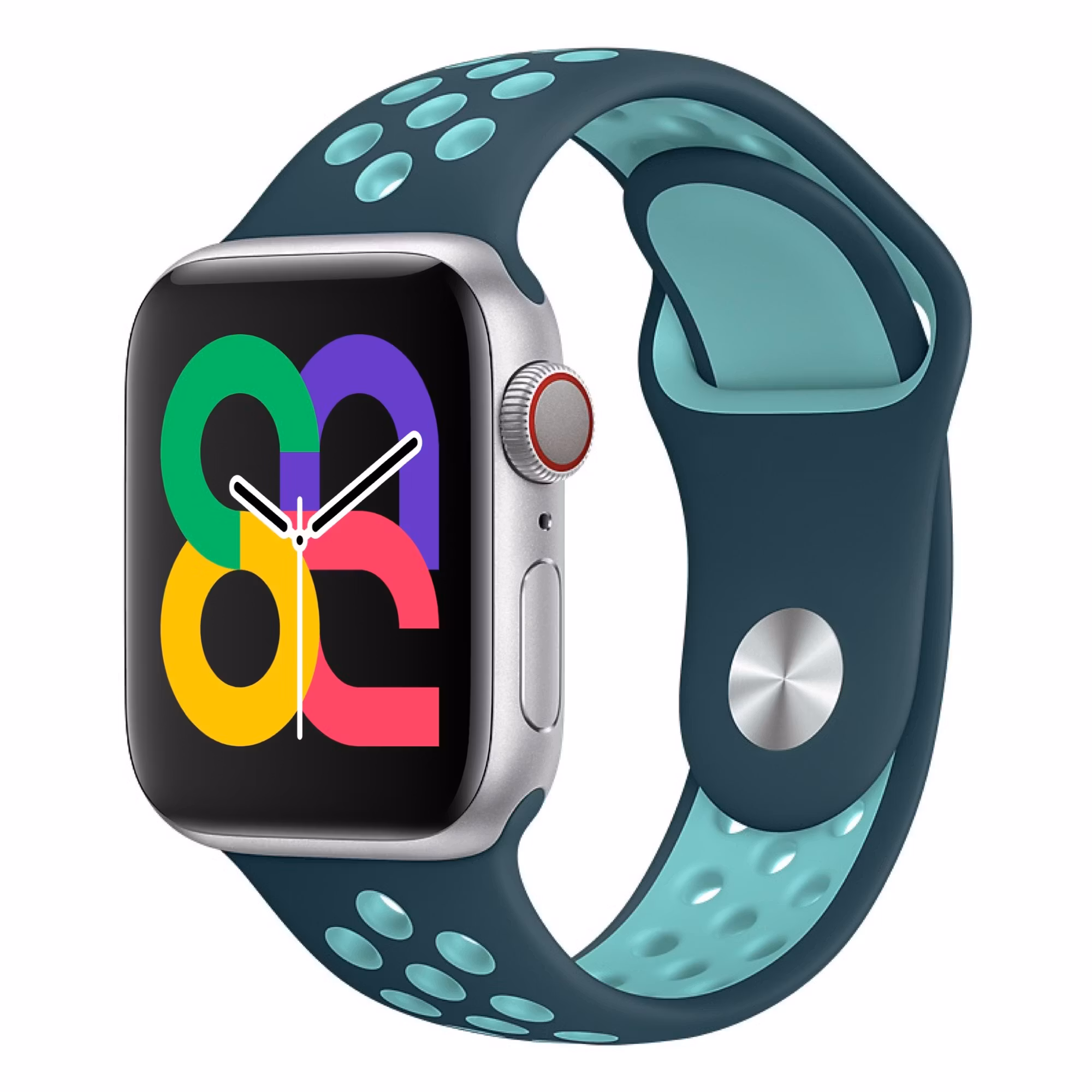 Midnight Turquoise / Aurora - Sport Band • Apple Watch Armband