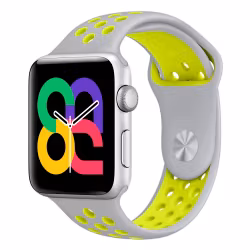 Platinum / Volt - Sport Band • Apple Watch Armband