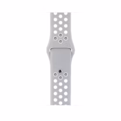 Platinum / White - Sport Band • Apple Watch Armband