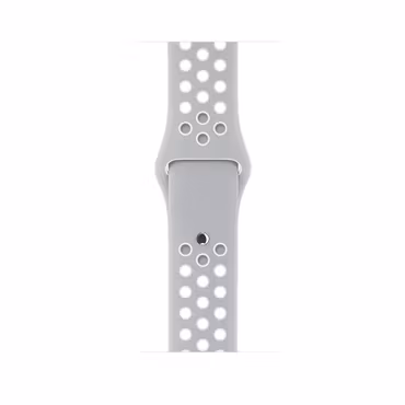 Platinum / White - Sport Band • Apple Watch Armband