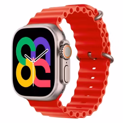 Red - Ocean Band • Apple Watch Armband