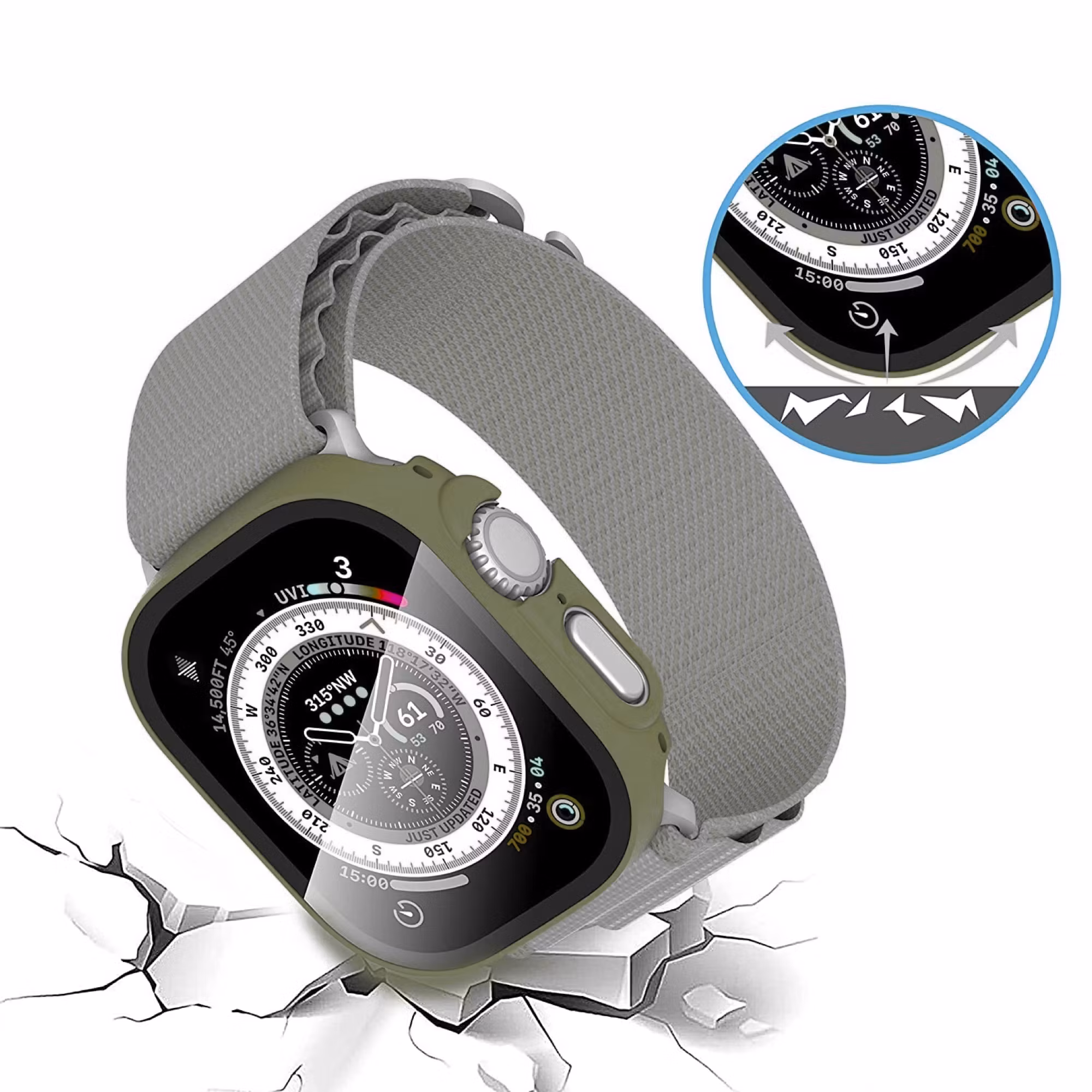 Khaki • Apple Watch Ultra Skal