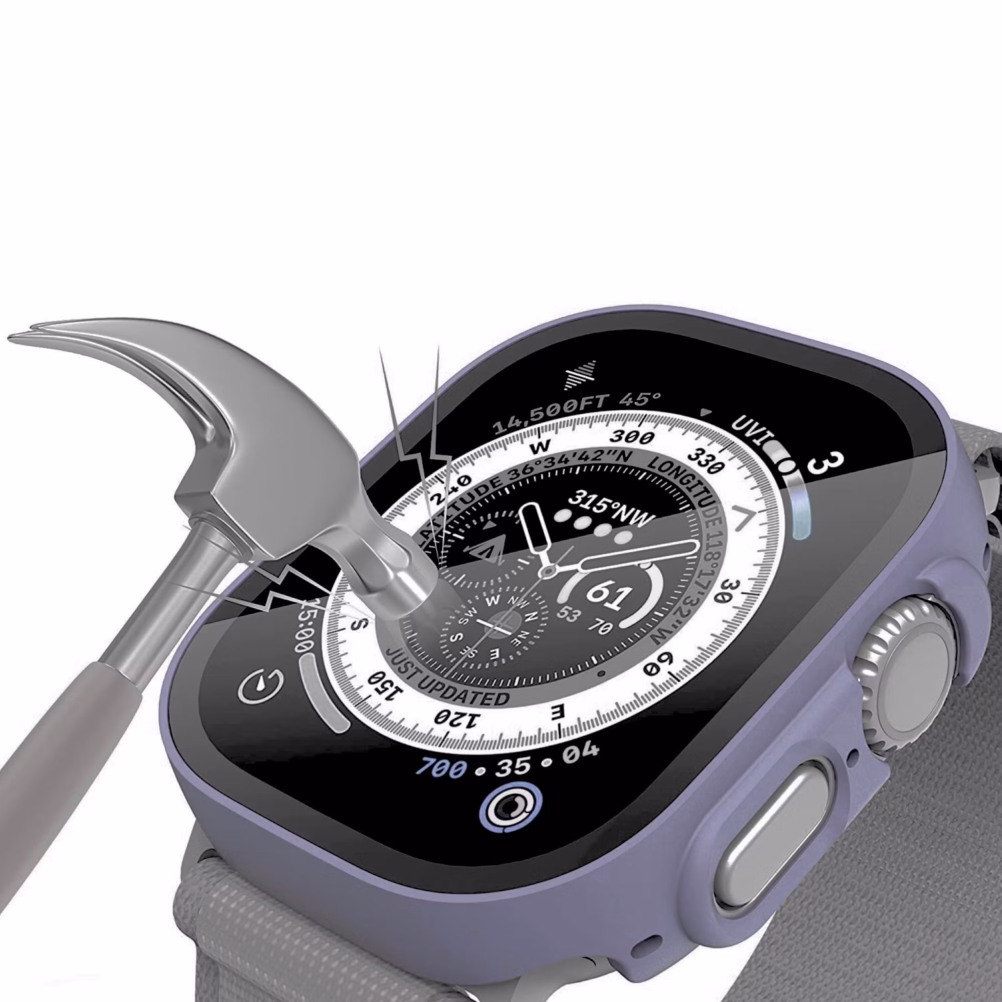 Lavender Grey • Apple Watch Ultra Skal