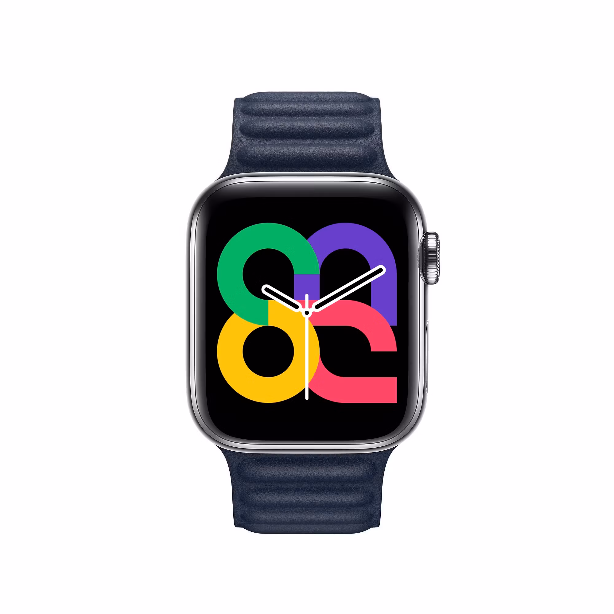 Baltic Blue - Leather Link • Apple Watch Armband