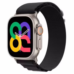Black - Alpine Loop • Apple Watch Armband