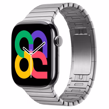 Silver - Link Bracelet • Apple Watch Armband