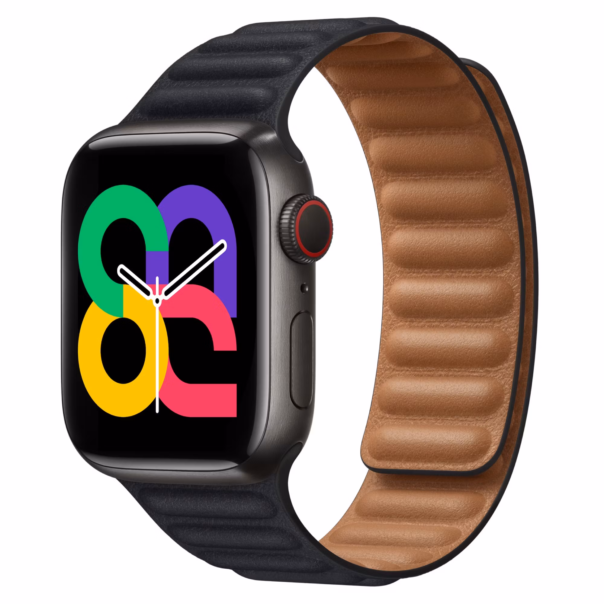 Black - Leather Link • Apple Watch Armband