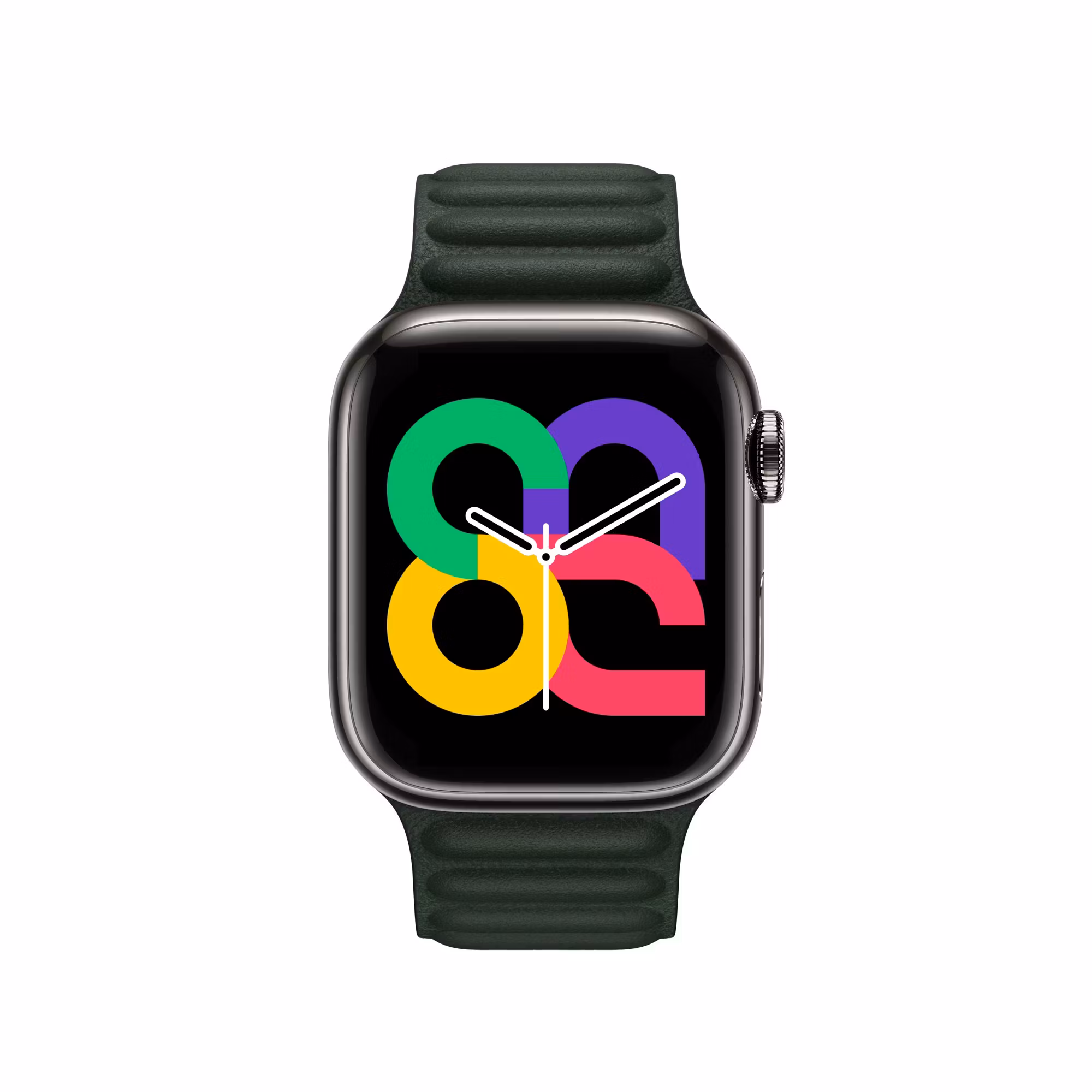 Dark Green - Leather Link • Apple Watch Armband