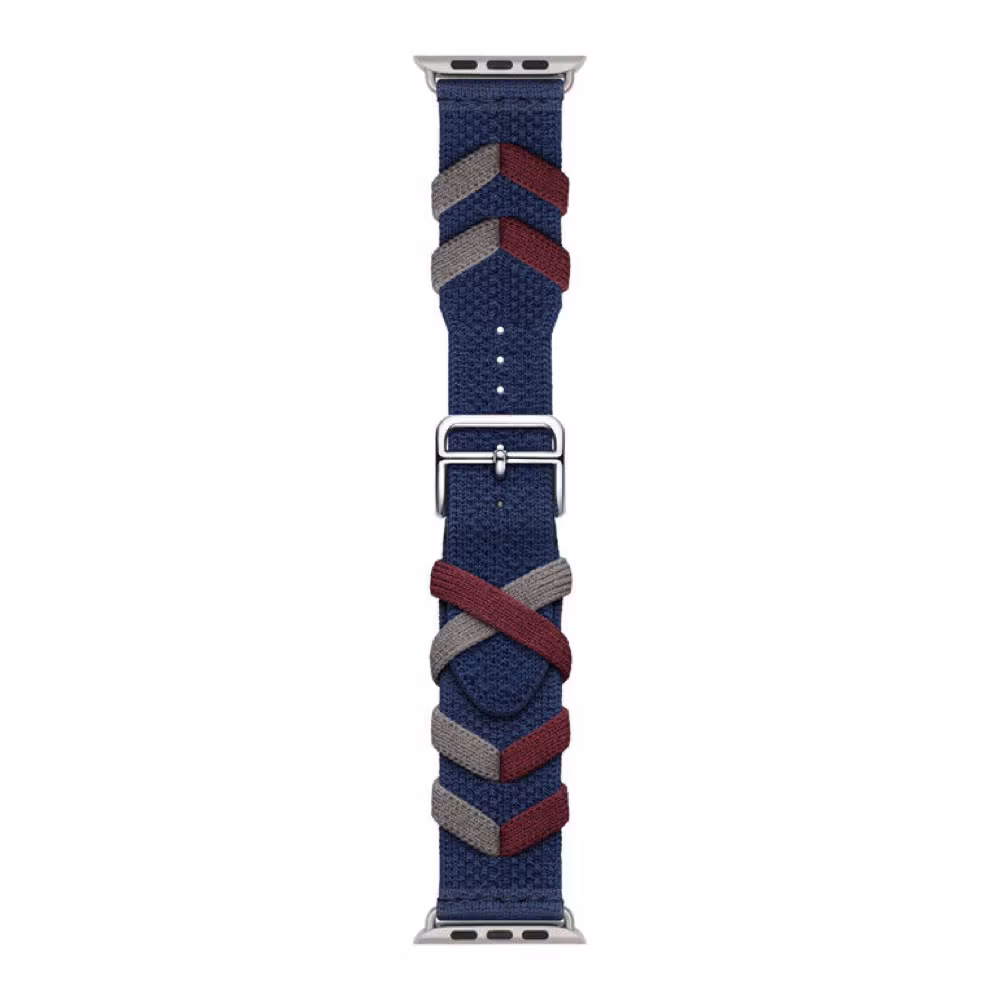 Blue / Red - Bridon Single Tour • Apple Watch Armband