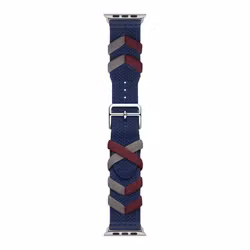 Blue / Red - Bridon Single Tour • Apple Watch Armband