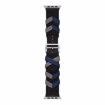 Anthracite / Blue - Bridon Single Tour • Apple Watch Armband