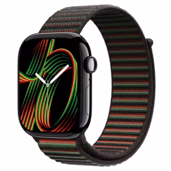 Black Unity / Rhythm - Sport Loop • Apple Watch Armband