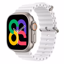 White - Ocean Band • Apple Watch Armband