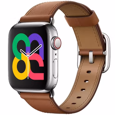 Brown - Square Buckle • Apple Watch Armband