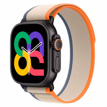 Orange / Beige - Trail Loop • Apple Watch Armband