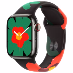 Black Unity / Bloom - Silicone Band • Apple Watch Armband