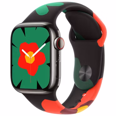 Black Unity / Bloom - Silicone Band • Apple Watch Armband