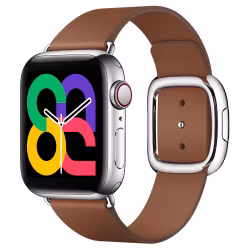 Brown - Modern Buckle • Apple Watch Armband