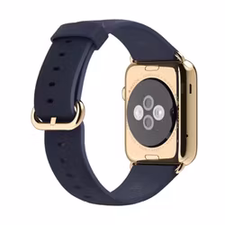 Midnight Blue / Gold - Classic Buckle • Apple Watch Armband