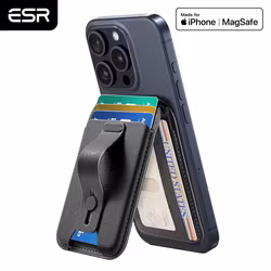 Black - ESR Grip Wallet Stand • MagSafe Plånbok