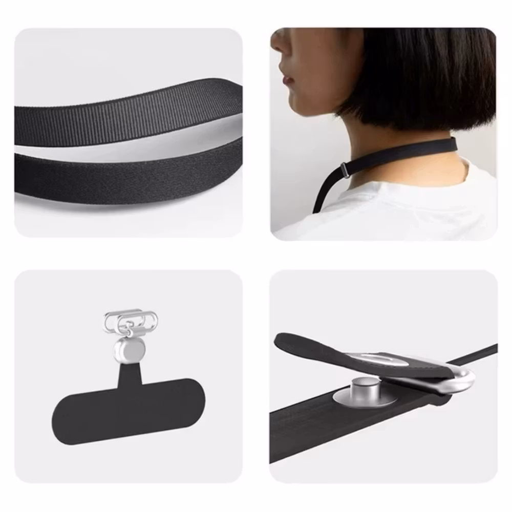 Black - Crossbody Strap • Axelrem