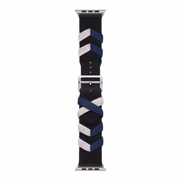 Anthracite / Blue - Bridon Single Tour • Apple Watch Armband