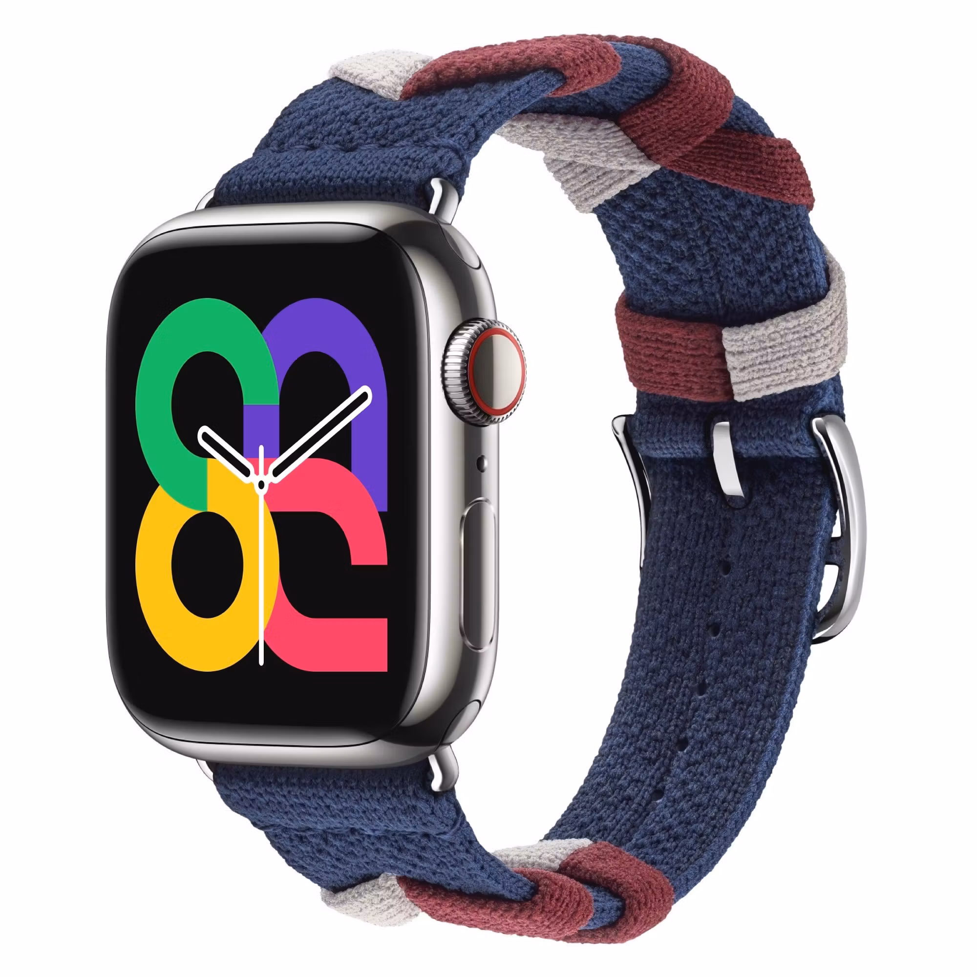 Blue / Red - Bridon Single Tour • Apple Watch Armband