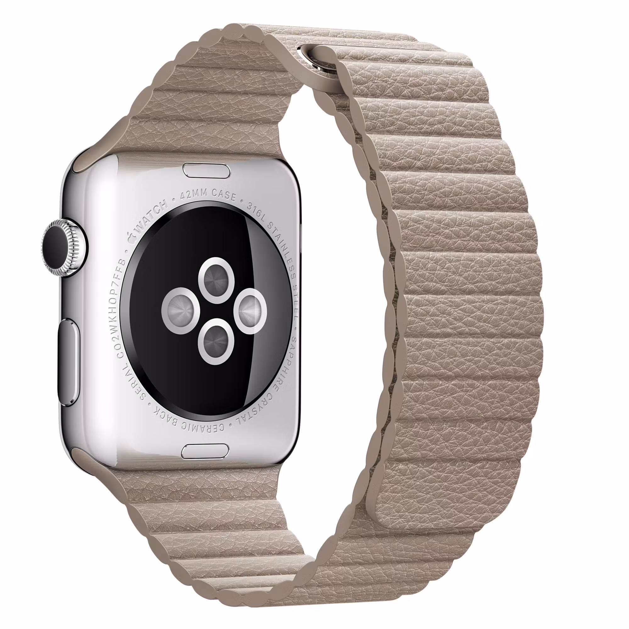 Beige - Leather Loop • Apple Watch Armband