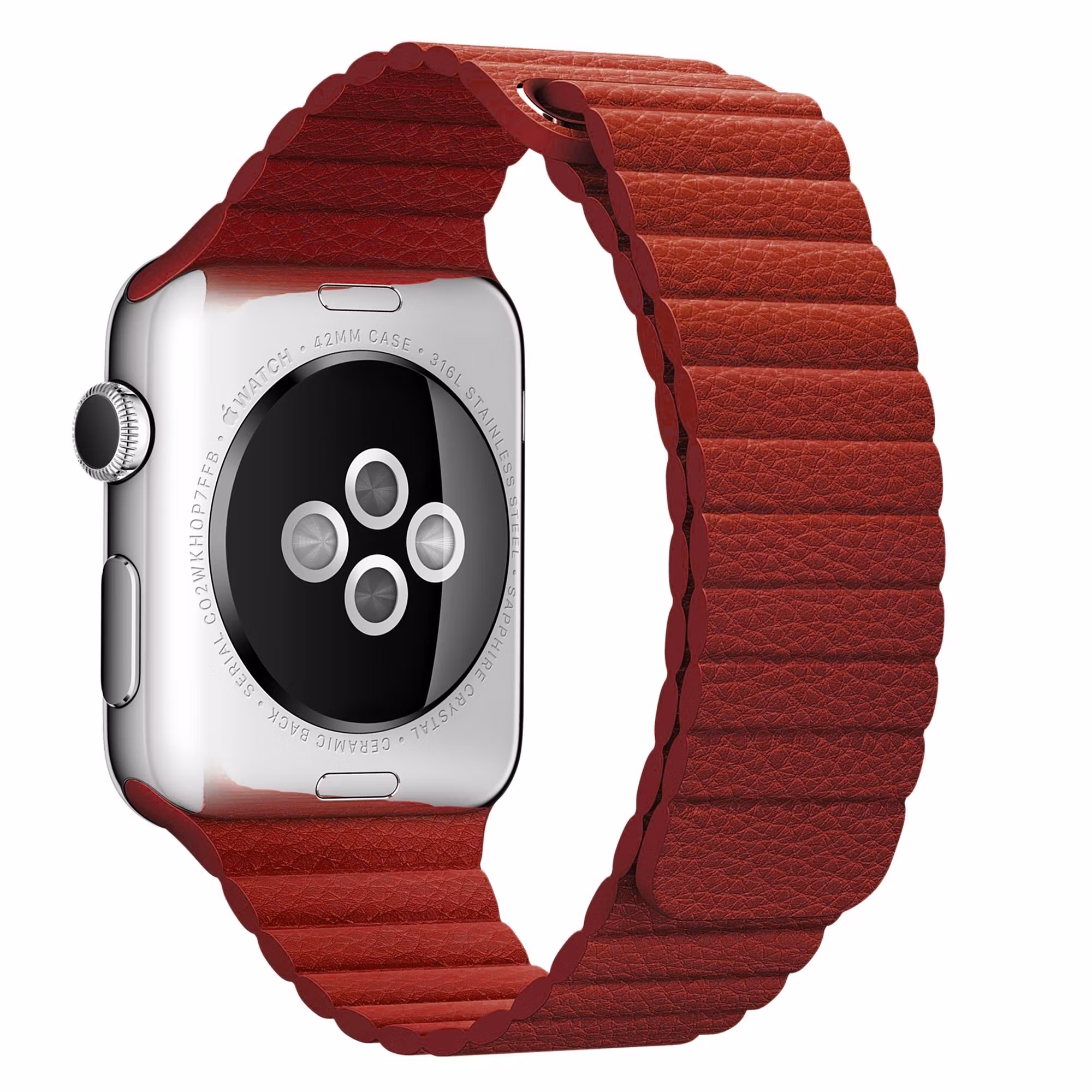 Red - Leather Loop • Apple Watch Armband