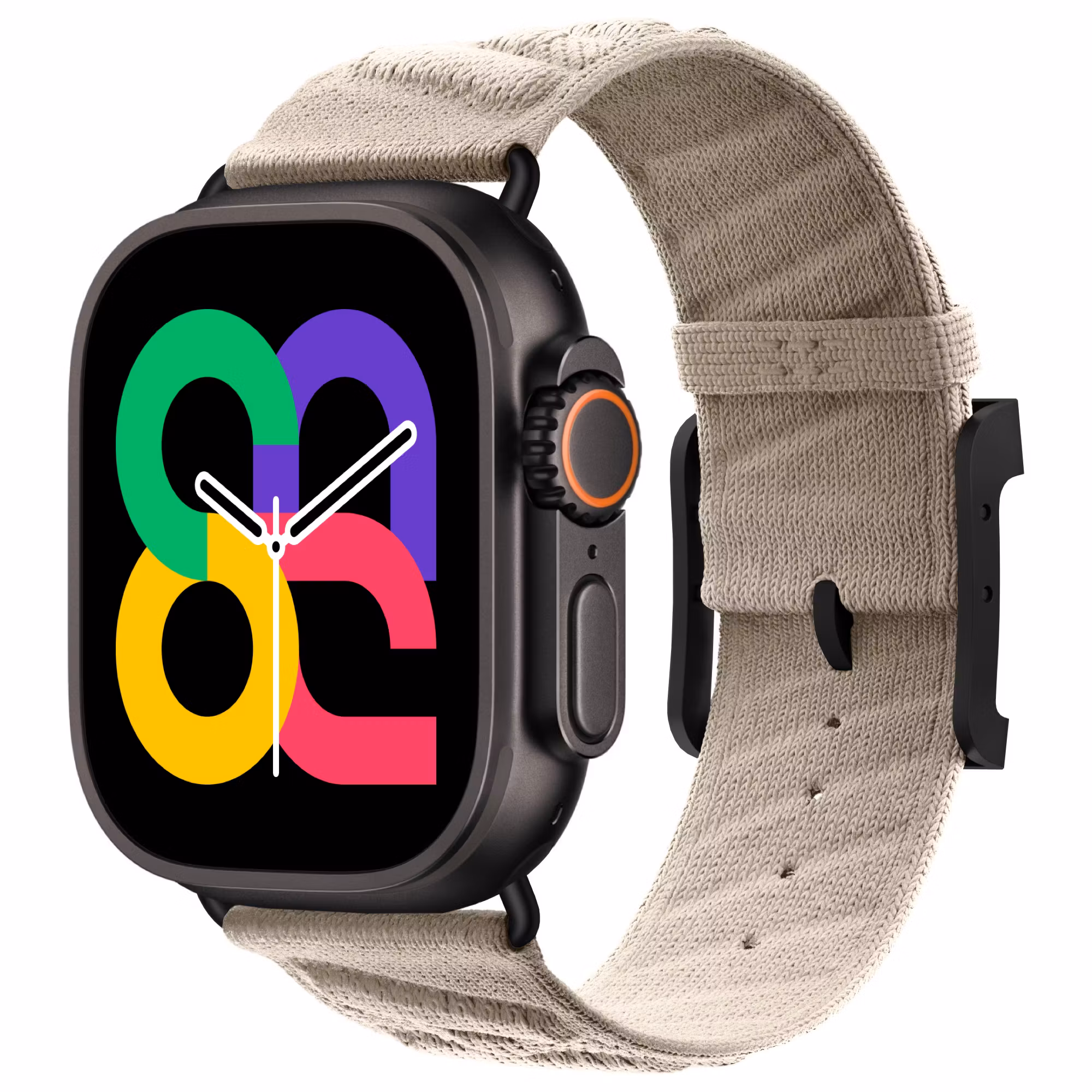 Beige - Knitted Nylon Tour • Apple Watch Armband