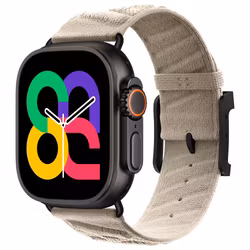 Beige - Knitted Nylon Tour • Apple Watch Armband