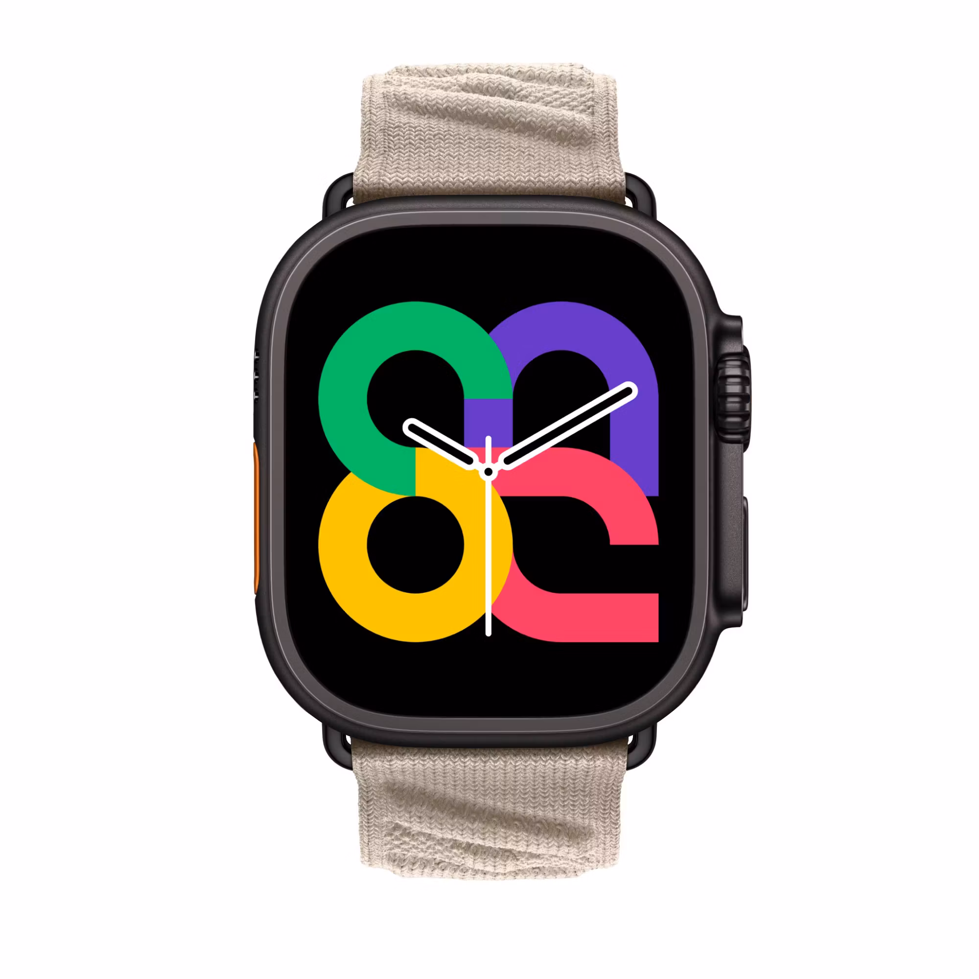Beige - Knitted Nylon Tour • Apple Watch Armband