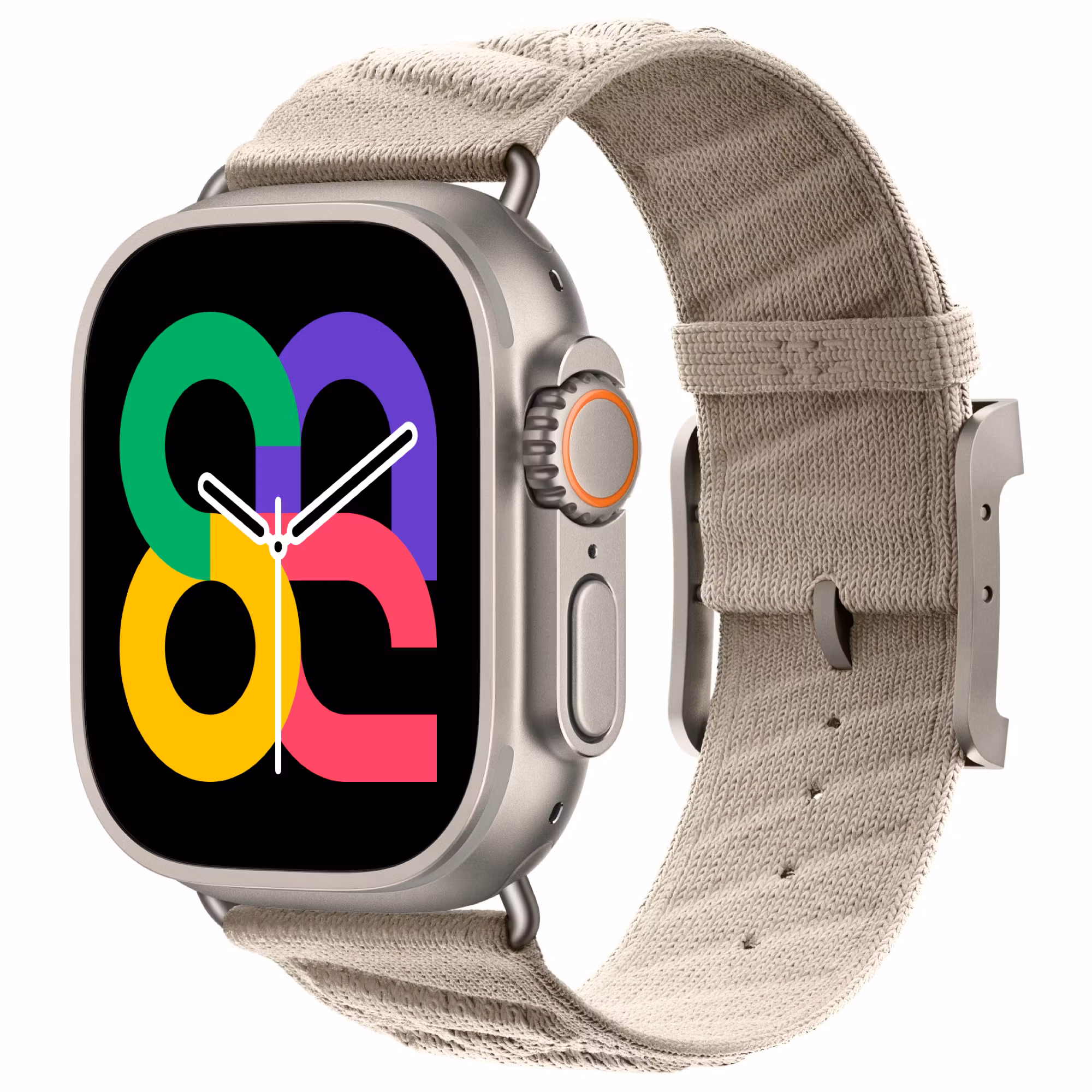 Beige - Knitted Nylon Tour • Apple Watch Armband