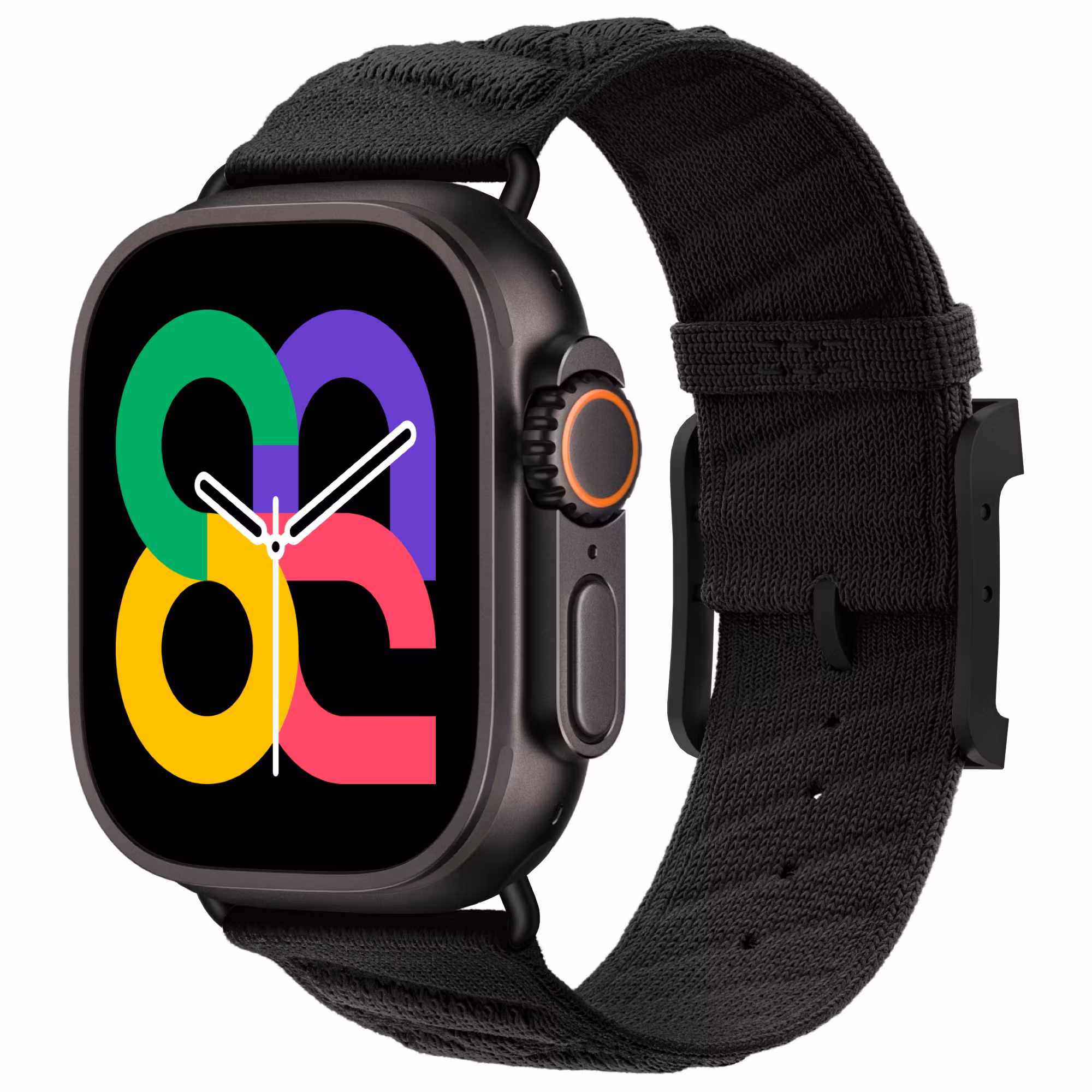 Black - Knitted Nylon Tour • Apple Watch Armband
