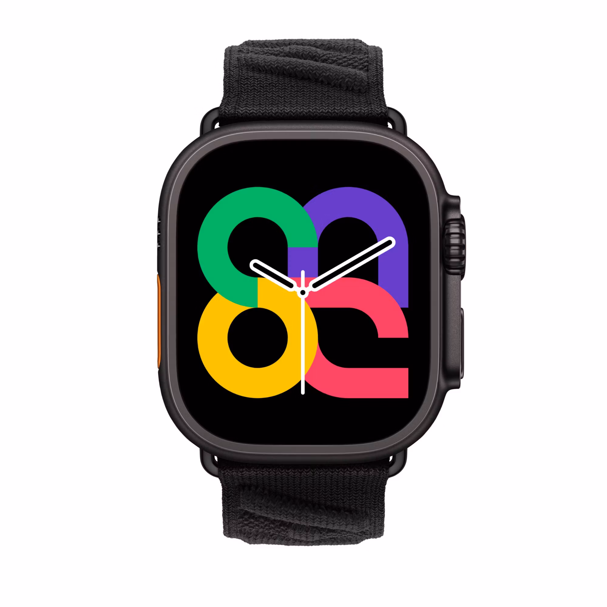 Black - Knitted Nylon Tour • Apple Watch Armband