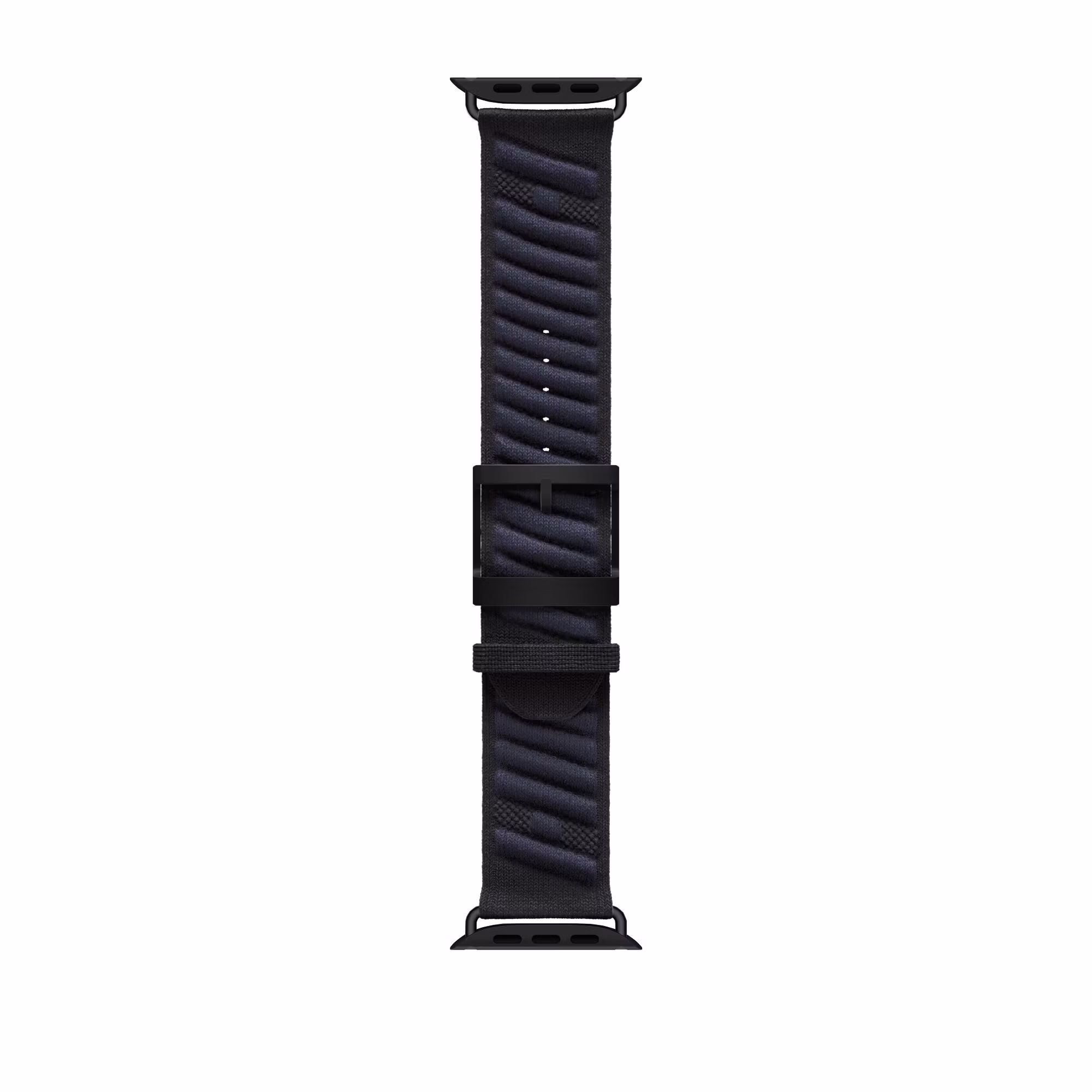 Black / Navy - Knitted Nylon Tour • Apple Watch Armband