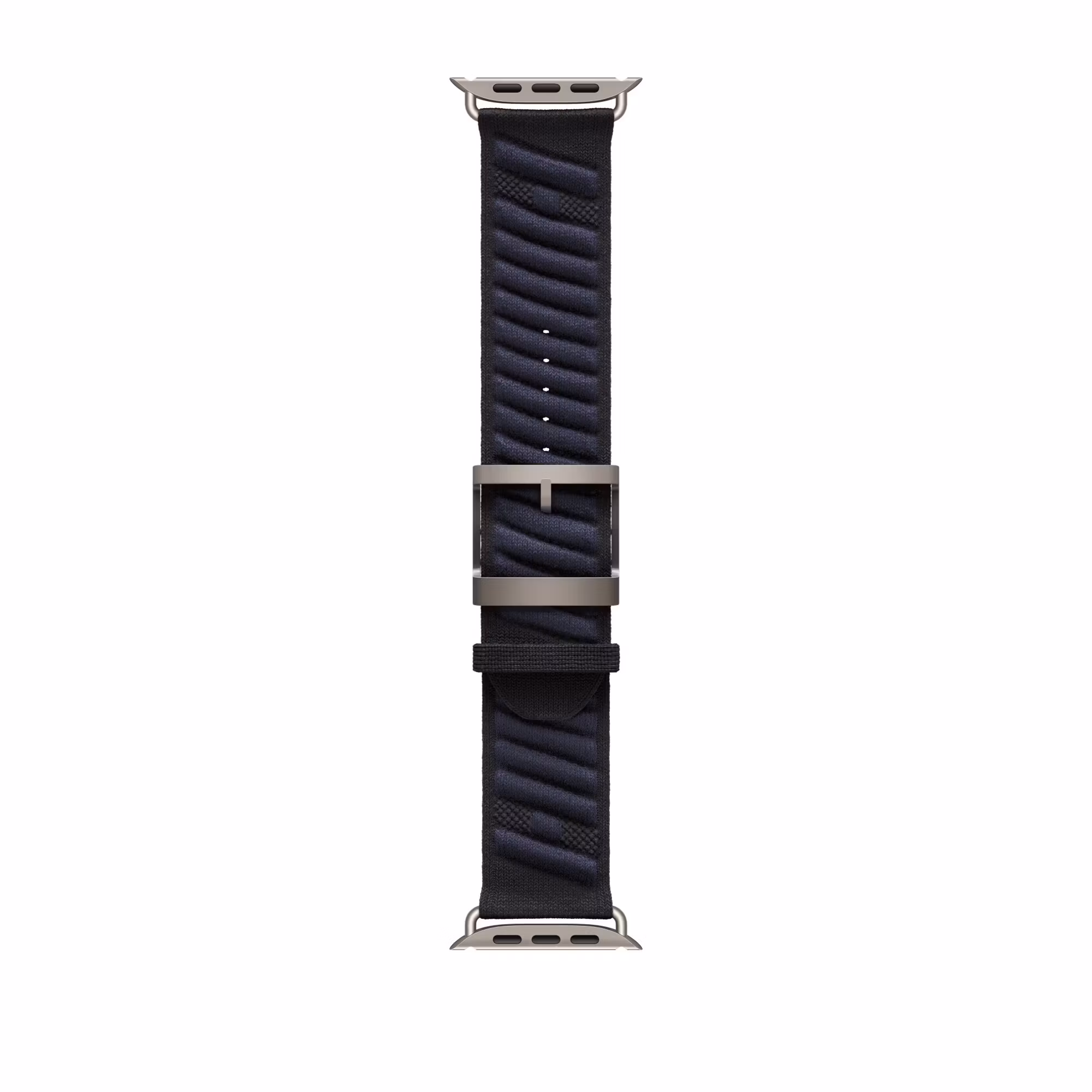 Black / Navy - Knitted Nylon Tour • Apple Watch Armband