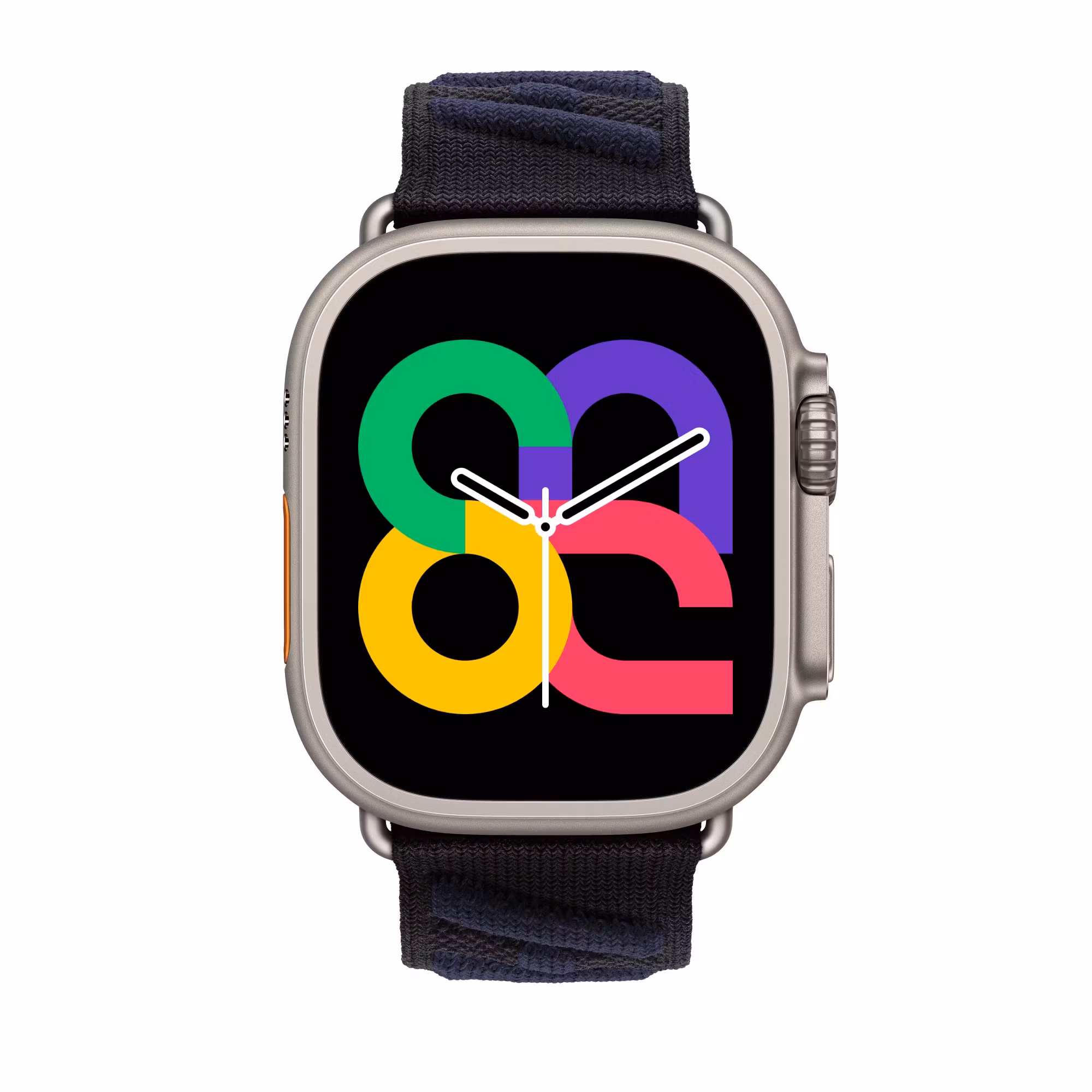 Black / Navy - Knitted Nylon Tour • Apple Watch Armband