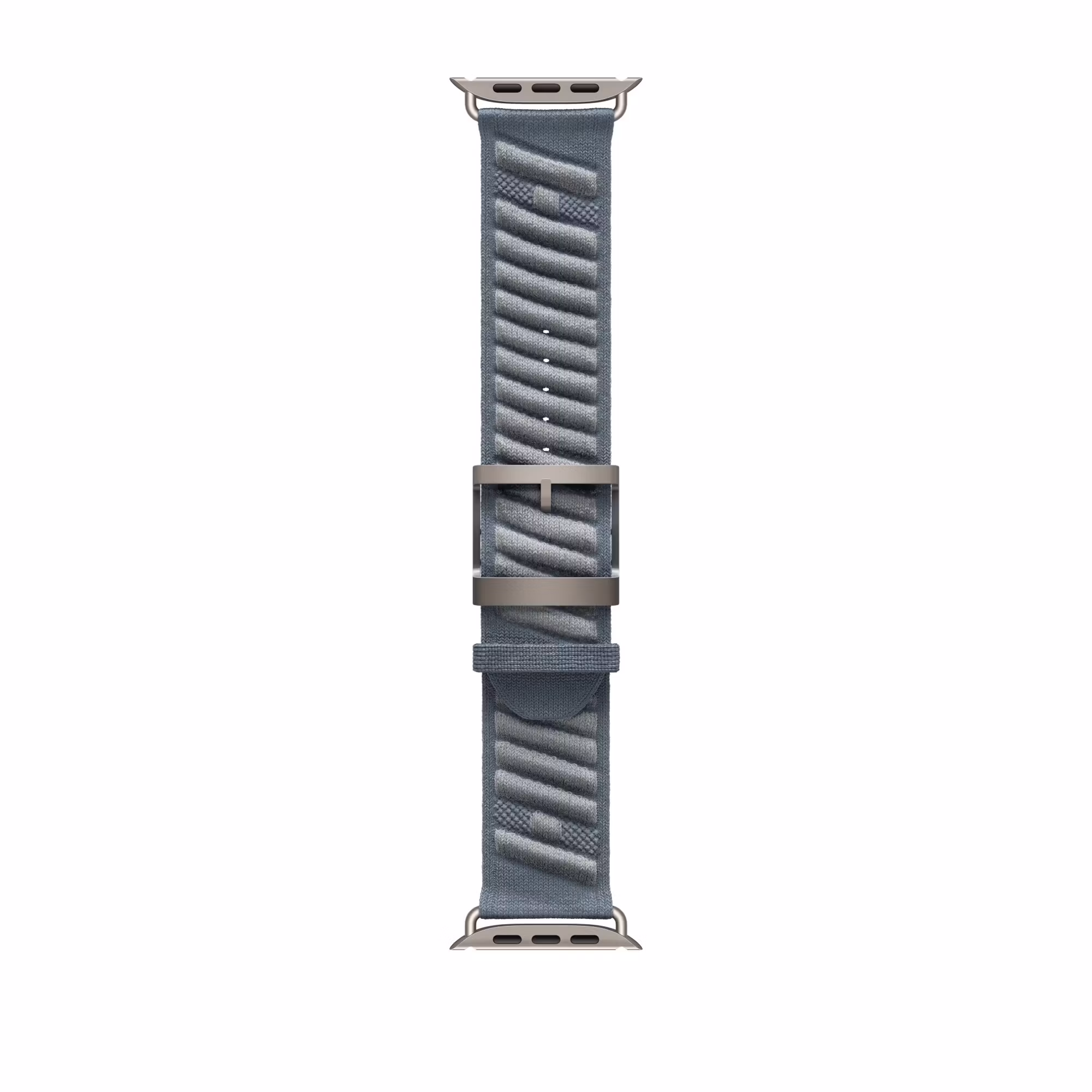 Blue / Grey - Knitted Nylon Tour • Apple Watch Armband