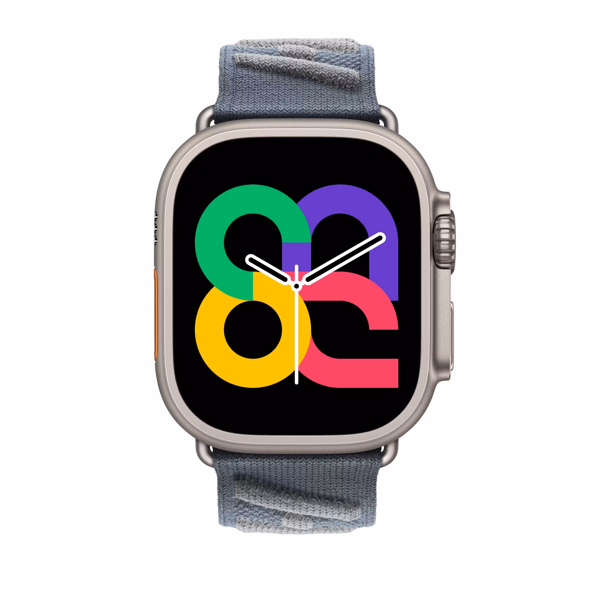 Blue / Grey - Knitted Nylon Tour • Apple Watch Armband