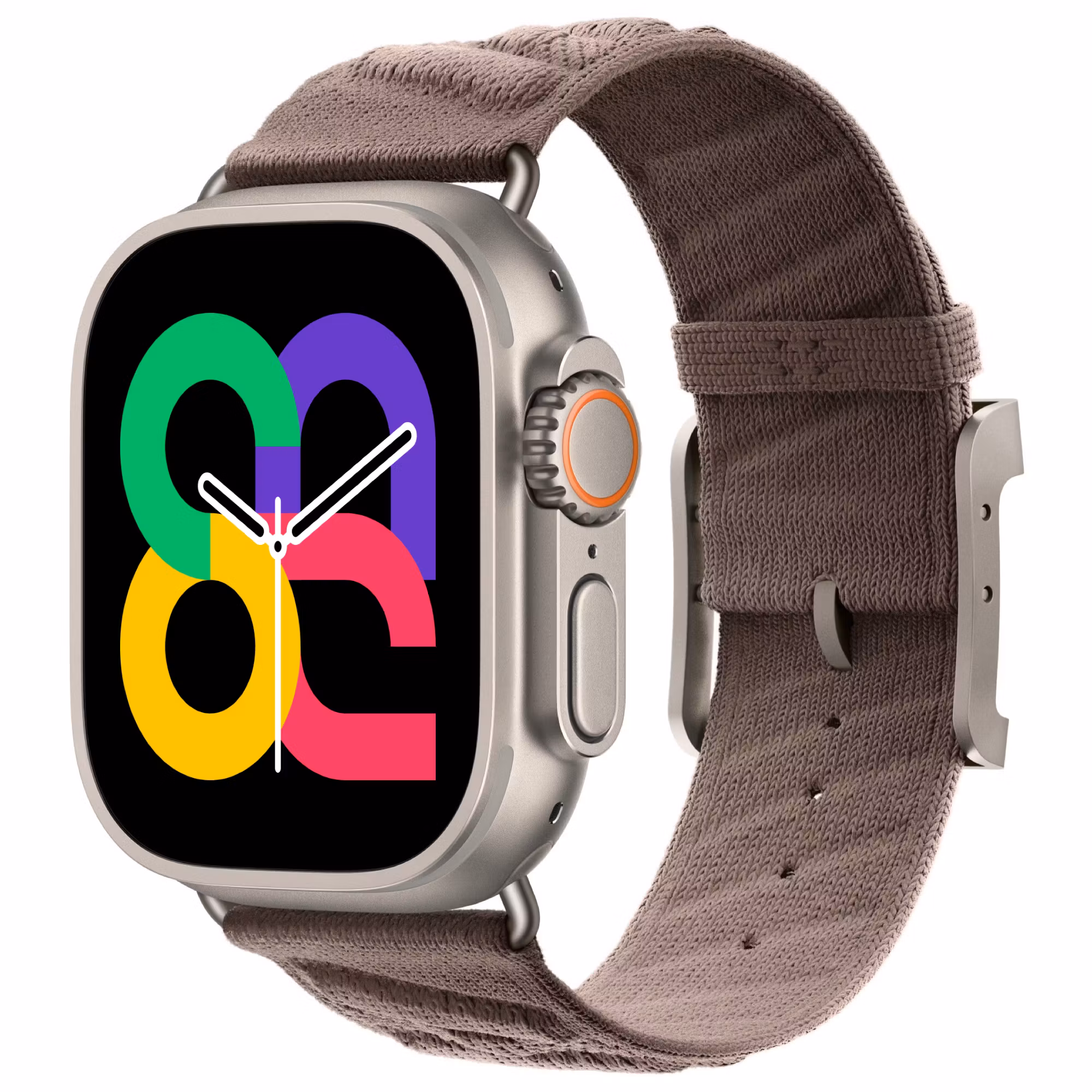 Brown - Knitted Nylon Tour • Apple Watch Armband