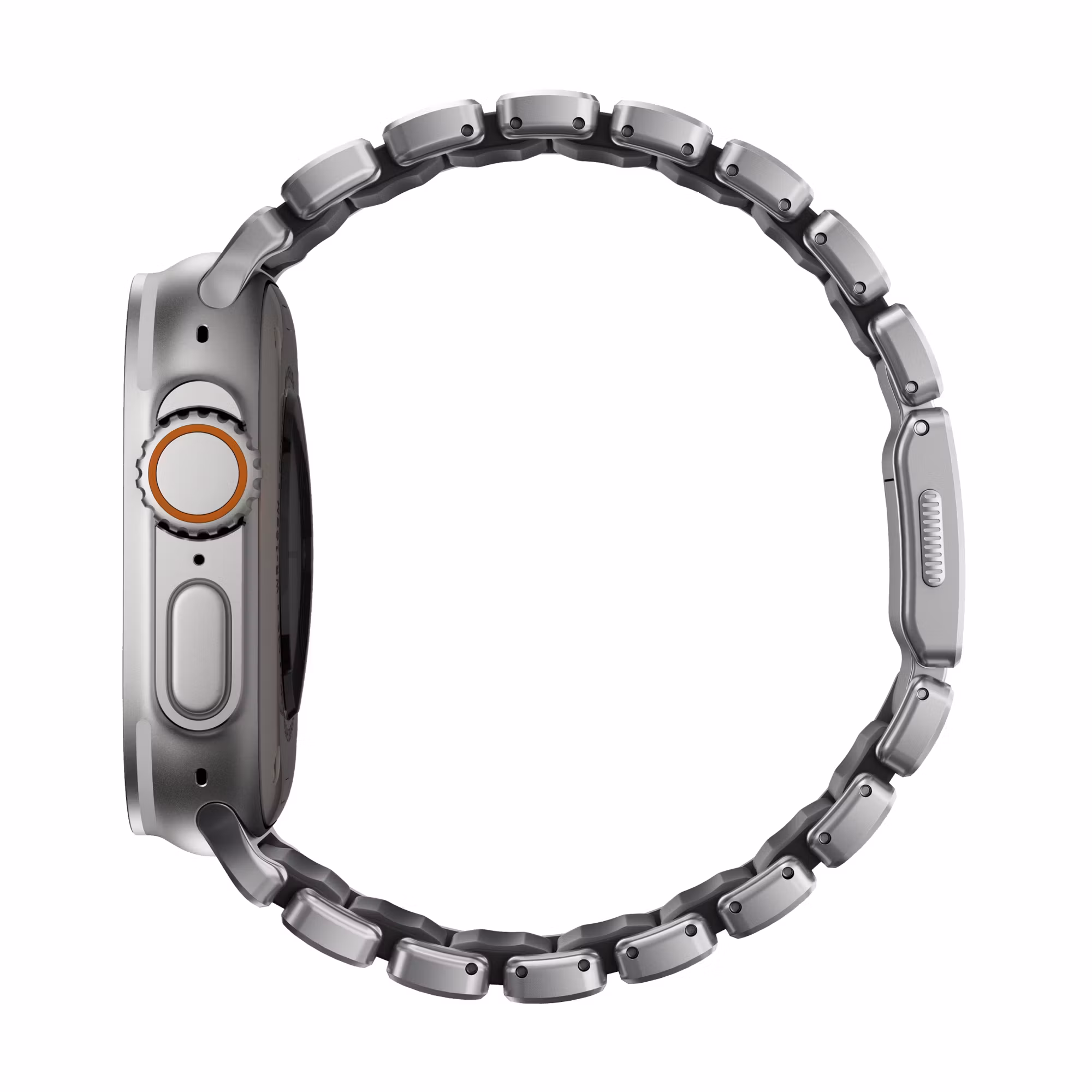 Silver / Black - Stratos Band • Apple Watch Armband