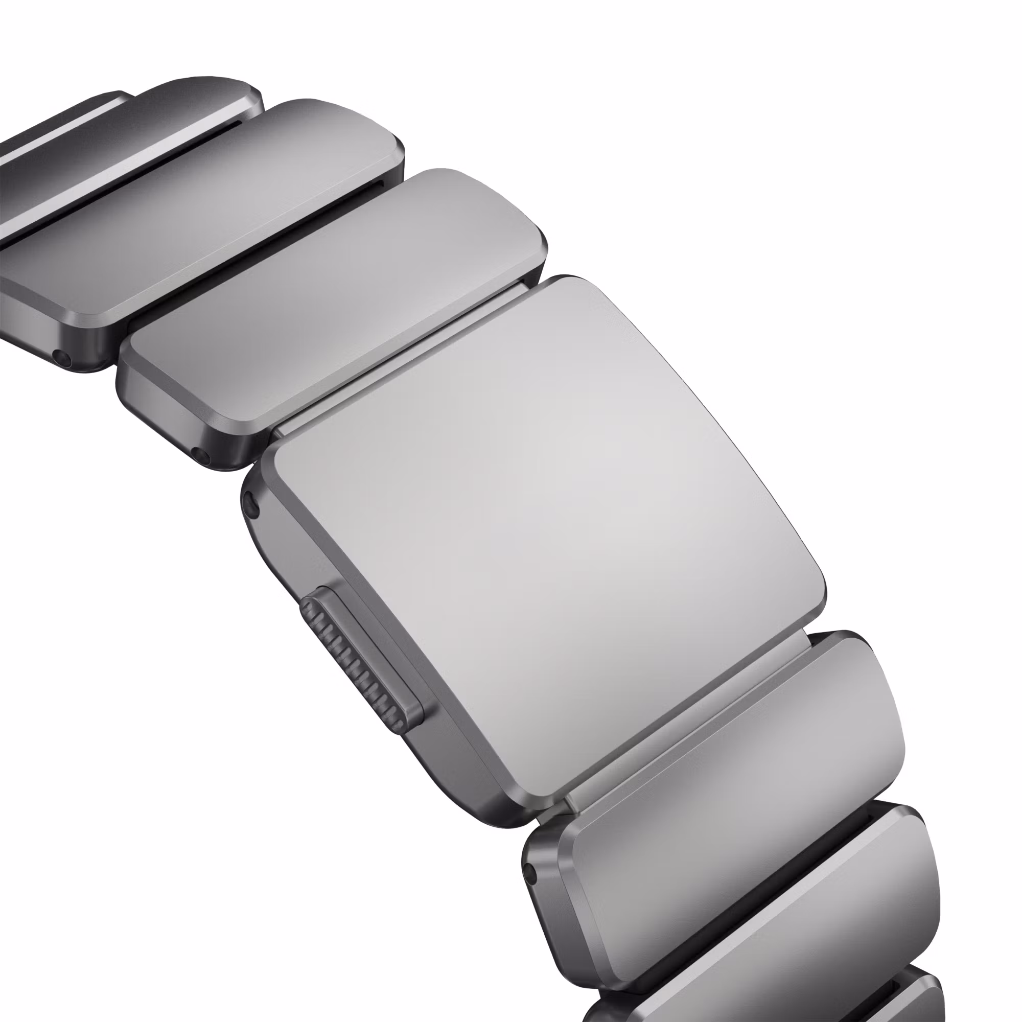 Silver / Black - Stratos Band • Apple Watch Armband